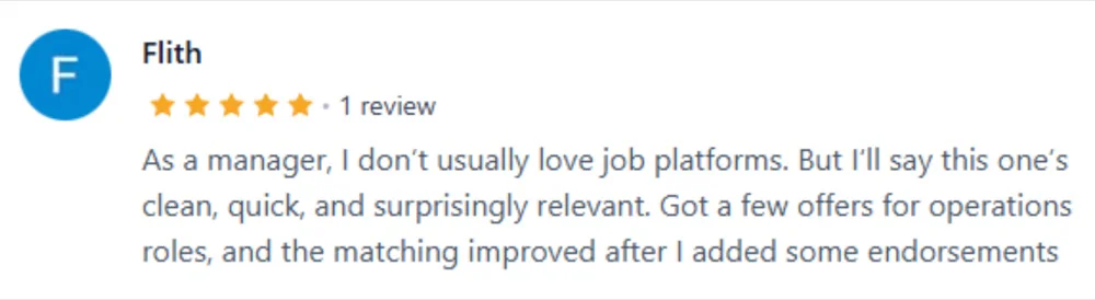 Customer review of Intch